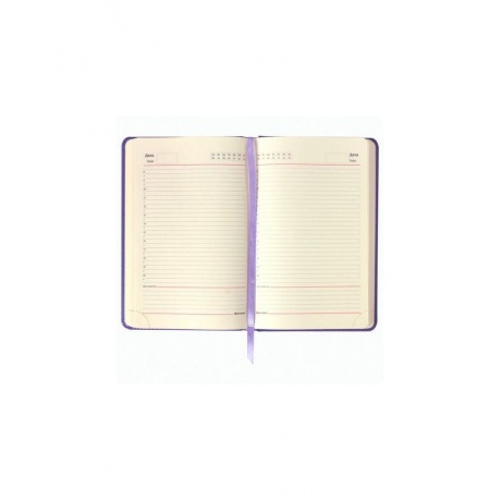 Ежедневник недатированный А5 (138х213 мм), BRAUBERG &quot;Imperial&quot;, 160 л., кожзам, фиолетовый, 111854 - фото 3