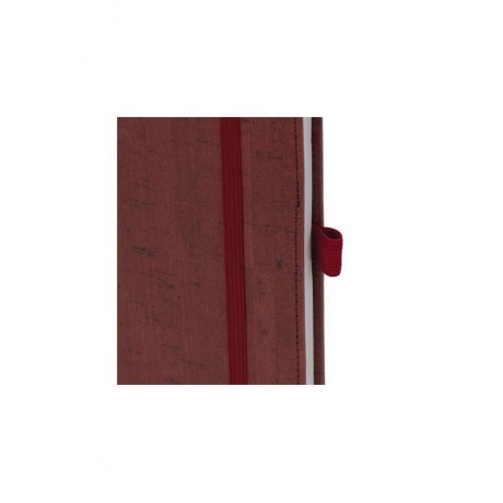 Ежедневник недатированный А5 (138x213 мм) BRAUBERG &quot;Wood&quot;, кожзам, резинка, 136 л., бордовый, 111675 - фото 6