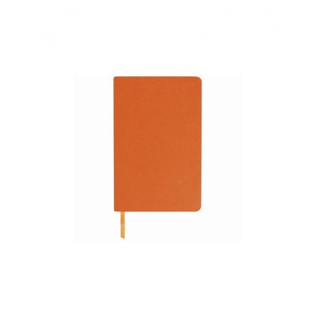 Ежедневник недатированный А5 (138х213 мм) BRAUBERG &quot;Stylish&quot;, гибкий, 160 л., кожзам, оранжевый, 111864 - фото 2