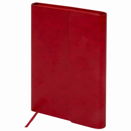 113281, Ежедневник с магнитным клапаном недатированный, под кожу...