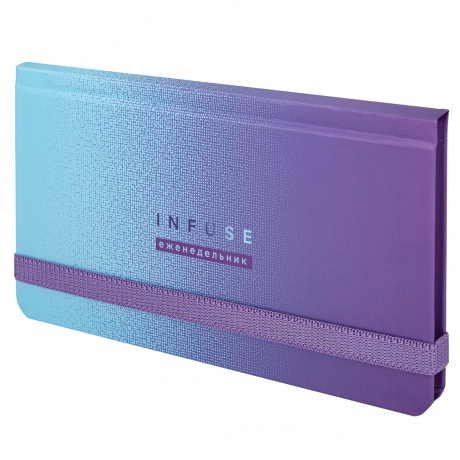 114574, Еженедельник недатированный с резинкой (171х93 мм), BRAU...