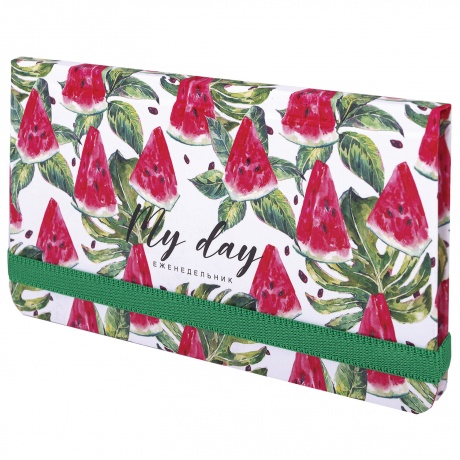 114577, Еженедельник недатированный с резинкой (171х93 мм), BRAU...