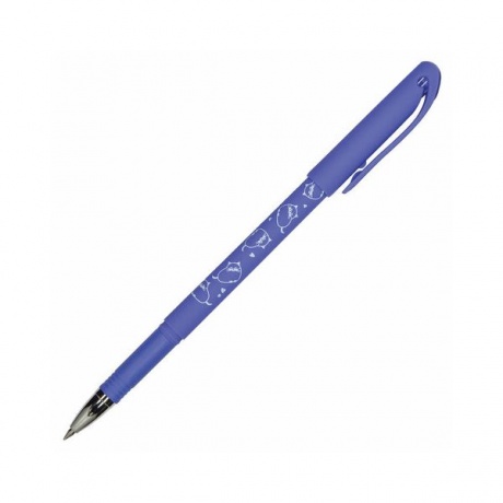 Ручка стираемая гелевая Bruno Visconti Кошечка (20-0257) синяя (24 шт. в уп-ке) - фото 5