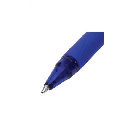 Ручка стираемая гелевая с грипом BRAUBERG &quot;X-ERASE&quot;, СИНЯЯ, корпус синий, узел 0,7 мм, линия письма 0,35 мм, 143333, GP203 (24 шт.) - фото 3