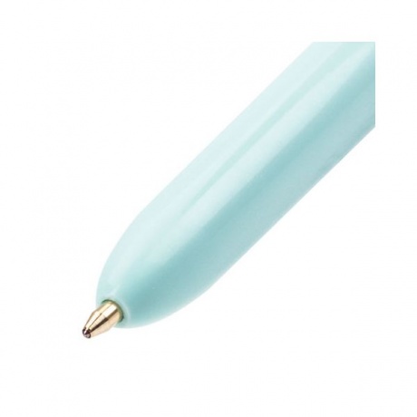 Ручка шариковая автоматическая BIC 4 Colours, 4 цвета (голубой,фиолетовый, розовый, салатовый), узел 1 мм, линия письма 0,32 мм, 887777 - фото 3