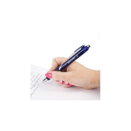 Ручка шариковая автоматическая с грипом BRAUBERG Dash, СИНЯЯ, пишущий узел 0,7 мм, линия письма 0,35 мм, OBPR208, (24 шт.) - фото 7