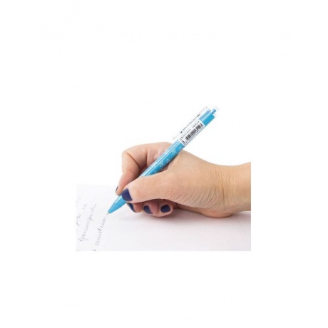 Ручка шариковая масляная автоматическая BRAUBERG FRUITY RS, СИНЯЯ, узел 0,7 мм, линия письма 0,35 мм, OBPR124, (24 шт.) - фото 11