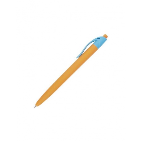 Ручка шариковая масляная автоматическая BRAUBERG FRUITY RX, СИНЯЯ, soft-touch, узел 0,7 мм, линия письма 0,35 мм, OBPR128, (24 шт.) - фото 3