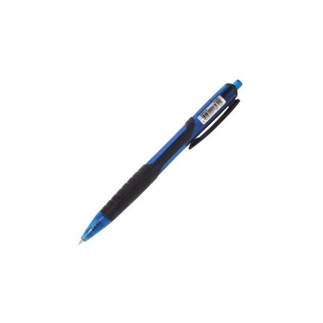 Ручка шариковая масляная автоматическая с грипом BRAUBERG Phantom, СИНЯЯ, узел 0,7 мм, линия письма 0,35 мм, OBPR120, (24 шт.) - фото 2