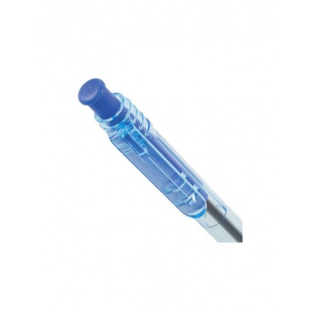 Ручка шариковая масляная автоматическая BRAUBERG Click Blue, СИНЯЯ, тонированный корпус, узел 1 мм, линия письма 0,5 мм, OBPR136, (100 шт.) - фото 4