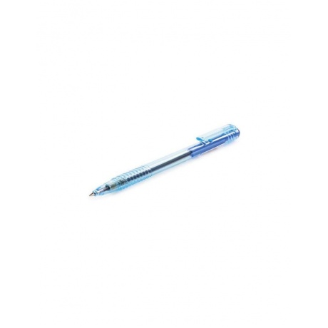 Ручка шариковая масляная автоматическая BRAUBERG Click Blue, СИНЯЯ, тонированный корпус, узел 1 мм, линия письма 0,5 мм, OBPR136, (100 шт.) - фото 5