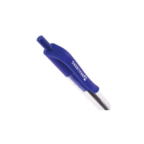 Ручка шариковая масляная автоматическая BRAUBERG Extra Glide R-Grip, СИНЯЯ, узел 0,7 мм, линия письма 0,35 мм, OBPR158, (24 шт.) - фото 4