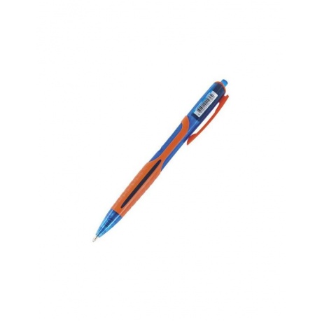 Ручка шариковая масляная автоматическая BRAUBERG Phantom color, СИНЯЯ, узел 0,7 мм, линия письма 0,35 мм, OBPR204, (24 шт.) - фото 2