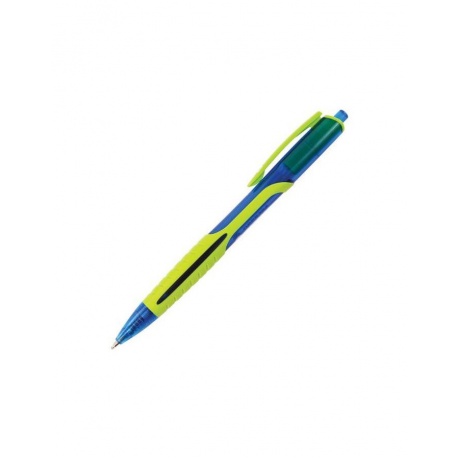 Ручка шариковая масляная автоматическая BRAUBERG Phantom color, СИНЯЯ, узел 0,7 мм, линия письма 0,35 мм, OBPR204, (24 шт.) - фото 4