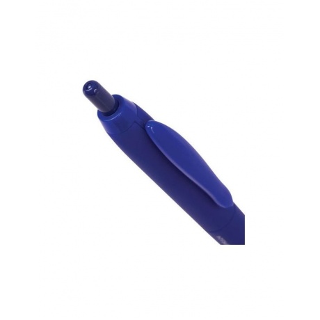 Ручка шариковая масляная автоматическая BRAUBERG Sky Blue, СИНЯЯ, soft-touch, узел 0,7 мм, линия письма 0,35 мм, BPR173, (24 шт.) - фото 4