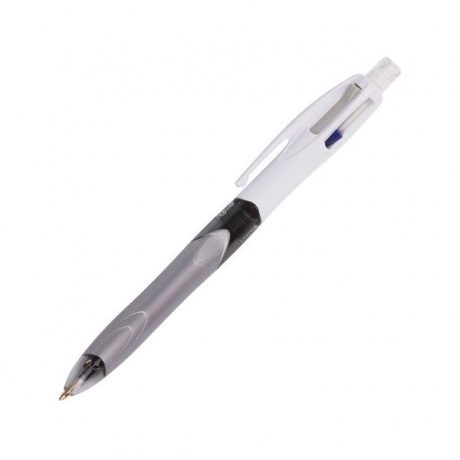 Ручка шариковая автоматическая с грипом BIC 4Colours 3 + 1 HB, 3 цвета (синий, черный, красный) + механический карандаш, 942104 - фото 1