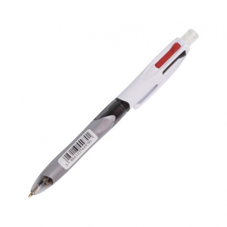 Ручка шариковая автоматическая с грипом BIC 4Colours 3 + 1 HB, 3 цвета (синий, черный, красный) + механический карандаш, 942104 - фото 2