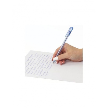 Ручка шариковая масляная PENSAN My-Pen, СИНЯЯ, корпус тонированный синий, узел 1 мм, линия письма 0,5 мм, 2210, (50 шт.) - фото 8