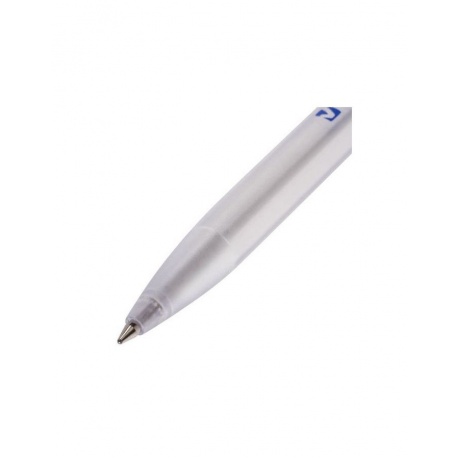 Ручка шариковая масляная BRAUBERG Olive Pen, СИНЯЯ, корпус прозрачный, узел 0,7 мм, линия письма 0,35 мм, BP210, (48 шт.) - фото 4