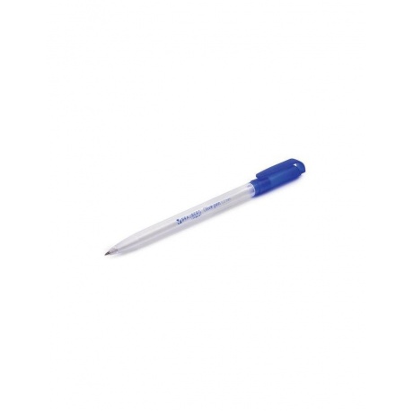 Ручка шариковая масляная BRAUBERG Olive Pen, СИНЯЯ, корпус прозрачный, узел 0,7 мм, линия письма 0,35 мм, BP210, (48 шт.) - фото 6