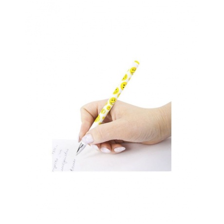 Ручка шариковая BRAUBERG Смайлики, СИНЯЯ, корпус с печатью, узел 0,7 мм, линия письма 0,35 мм, BP134, (24 шт.) - фото 8