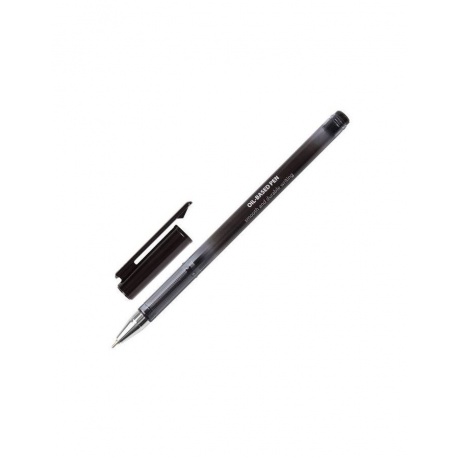 Ручка шариковая масляная BRAUBERG Profi-Oil, ЧЕРНАЯ, корпус с печатью, узел 0,7 мм, линия письма 0,35 мм, OBP325, (24 шт.) - фото 2