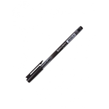 Ручка шариковая масляная BRAUBERG Profi-Oil, ЧЕРНАЯ, корпус с печатью, узел 0,7 мм, линия письма 0,35 мм, OBP325, (24 шт.) - фото 3