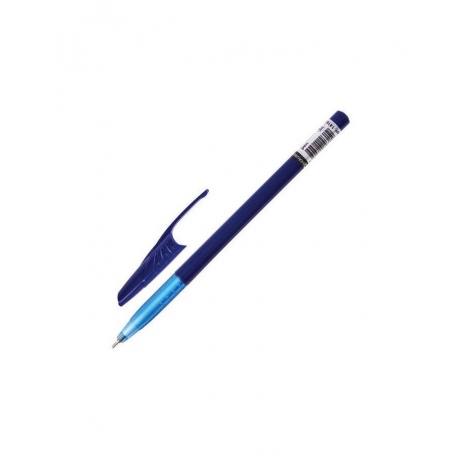 Ручка шариковая масляная BRAUBERG Oil Base, СИНЯЯ, корпус синий, узел 0,7 мм, линия письма 0,35 мм, 141634, (24 шт.) - фото 3