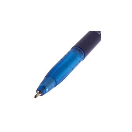 Ручка шариковая масляная BRAUBERG Oil Base, СИНЯЯ, корпус синий, узел 0,7 мм, линия письма 0,35 мм, 141634, (24 шт.) - фото 4