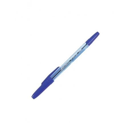 Ручка шариковая BRAUBERG Carina Blue, СИНЯЯ, корпус тонированный синий, узел 1 мм, линия письма 0,4 мм, BP215, (100 шт.) - фото 3