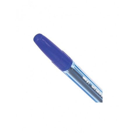 Ручка шариковая BRAUBERG Carina Blue, СИНЯЯ, корпус тонированный синий, узел 1 мм, линия письма 0,4 мм, BP215, (100 шт.) - фото 5