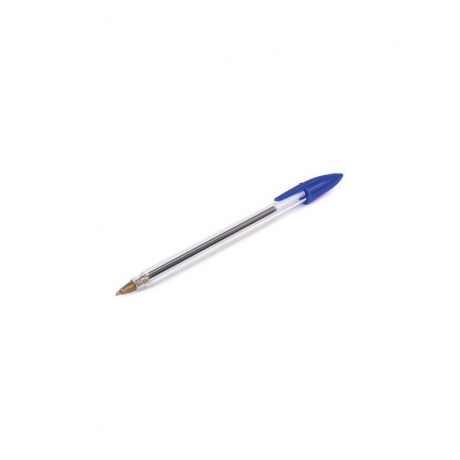 Ручка шариковая STAFF, СИНЯЯ, корпус прозрачный, узел 1 мм, линия письма 0,5 мм, BP233, (100 шт.) - фото 5