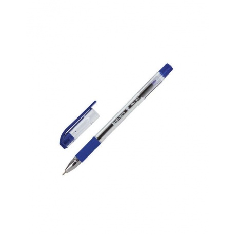 Ручка шариковая масляная с грипом BRAUBERG Max-Oil, СИНЯЯ, игольчатый узел 0,7 мм, линия письма 0,35 мм, OBP228, (36 шт.) - фото 1