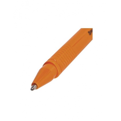 Ручка шариковая BRAUBERG Solar, СИНЯЯ, трехгранная, корпус оранжевый, узел 1 мм, линия письма 0,5 мм, BP172, (50 шт.) - фото 4