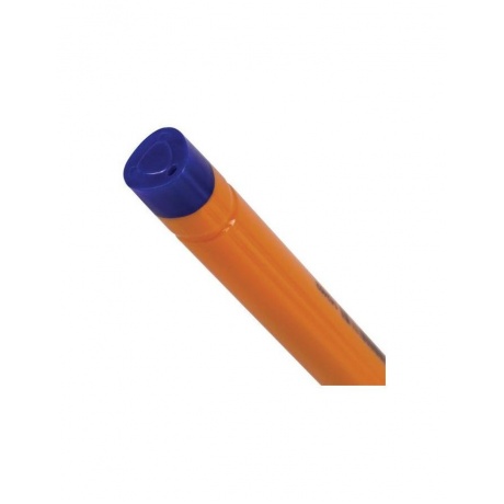 Ручка шариковая BRAUBERG Solar, СИНЯЯ, трехгранная, корпус оранжевый, узел 1 мм, линия письма 0,5 мм, BP172, (50 шт.) - фото 5