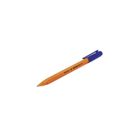 Ручка шариковая BRAUBERG Solar, СИНЯЯ, трехгранная, корпус оранжевый, узел 1 мм, линия письма 0,5 мм, BP172, (50 шт.) - фото 6