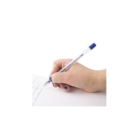 Ручка шариковая с грипом BRAUBERG X-Writer, СИНЯЯ, узел 0,7 мм, линия письма 0,35 мм, BP196, (50 шт.) - фото 8