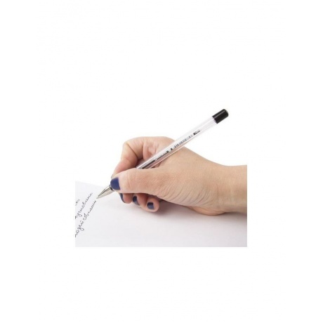 Ручка шариковая с грипом BRAUBERG X-Writer, ЧЕРНАЯ, узел 0,7 мм, линия письма 0,35 мм, BP197, (50 шт.) - фото 8