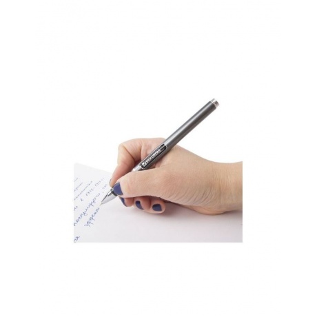 Ручка шариковая масляная BRAUBERG Choice, СИНЯЯ, корпус с печатью, узел 0,7 мм, линия письма 0,35 мм, OBP207, (24 шт.) - фото 8