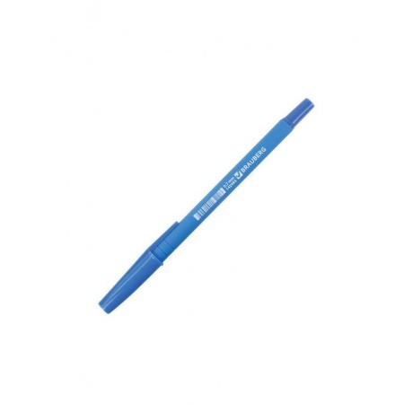 Ручка шариковая BRAUBERG Capital blue, СИНЯЯ, корпус soft-touch голубой, узел 0,7 мм, линия письма 0,35 мм, BP174, (24 шт.) - фото 3