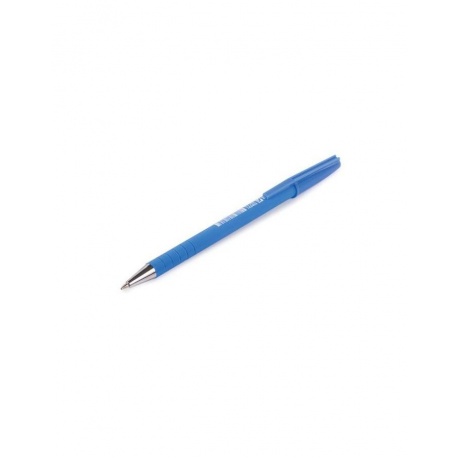 Ручка шариковая BRAUBERG Capital blue, СИНЯЯ, корпус soft-touch голубой, узел 0,7 мм, линия письма 0,35 мм, BP174, (24 шт.) - фото 6