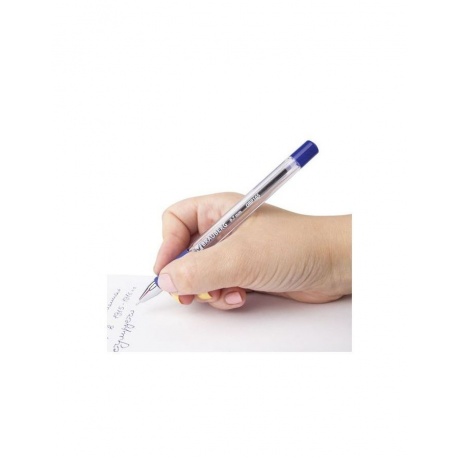 Ручка шариковая масляная с грипом BRAUBERG Active, СИНЯЯ, узел 0,7 мм, линия письма 0,35 мм, OBP105, (24 шт.) - фото 8