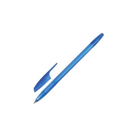 Ручка шариковая BRAUBERG X-333, СИНЯЯ, корпус тонированный, узел 0,7 мм, линия письма 0,35 мм, BP150, (100 шт.) - фото 2