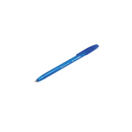 Ручка шариковая BRAUBERG X-333, СИНЯЯ, корпус тонированный, узел 0,7 мм, линия письма 0,35 мм, BP150, (100 шт.) - фото 6