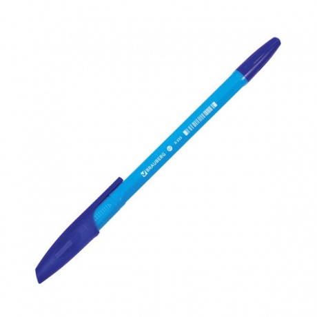 Ручка шариковая BRAUBERG X-333 NEON SOLID, СИНЯЯ, корпус ассорти, узел 0,7 мм, линия письма 0,35 мм, BP156, (100 шт.) - фото 7