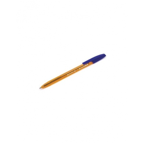 Ручка шариковая BRAUBERG X-333 AMBER, СИНЯЯ, корпус тонированный оранжевый, узел 0,7 мм, линия письма 0,35 мм, BP157, (100 шт.) - фото 6