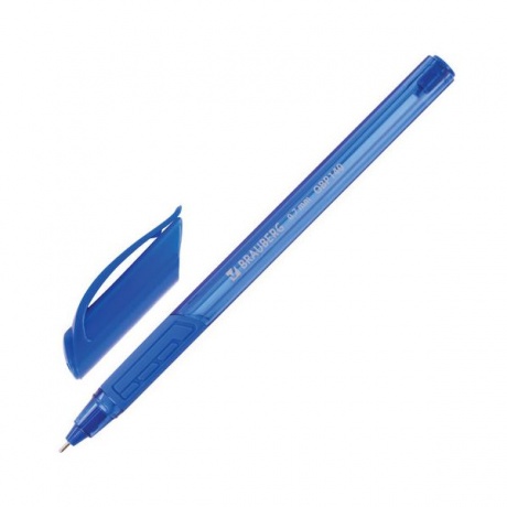 Ручка шариковая масляная BRAUBERG Extra Glide GT Tone, СИНЯЯ, узел 0,7 мм, линия письма 0,35 мм, OBP140, (36 шт.) - фото 1