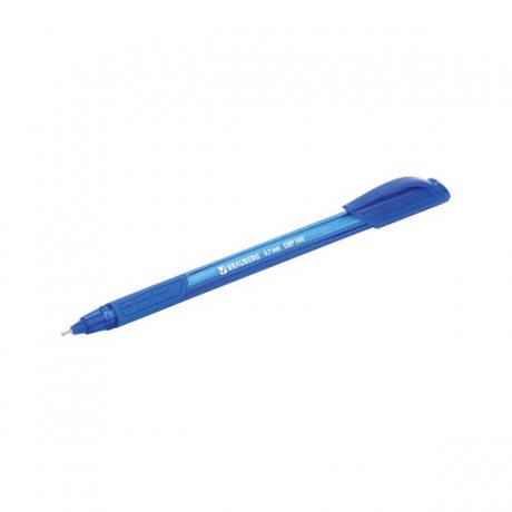 Ручка шариковая масляная BRAUBERG Extra Glide GT Tone, СИНЯЯ, узел 0,7 мм, линия письма 0,35 мм, OBP140, (36 шт.) - фото 6