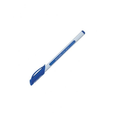 Ручка шариковая масляная BRAUBERG Extra Glide Soft White, СИНЯЯ, узел 0,7 мм, линия письма 0,35 мм, OBP155, (24 шт.) - фото 3