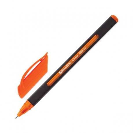 Ручка шариковая масляная BRAUBERG Extra Glide Soft Color, СИНЯЯ, узел 0,7 мм, линия письма 0,35 мм, OBP156, (24 шт.) - фото 4